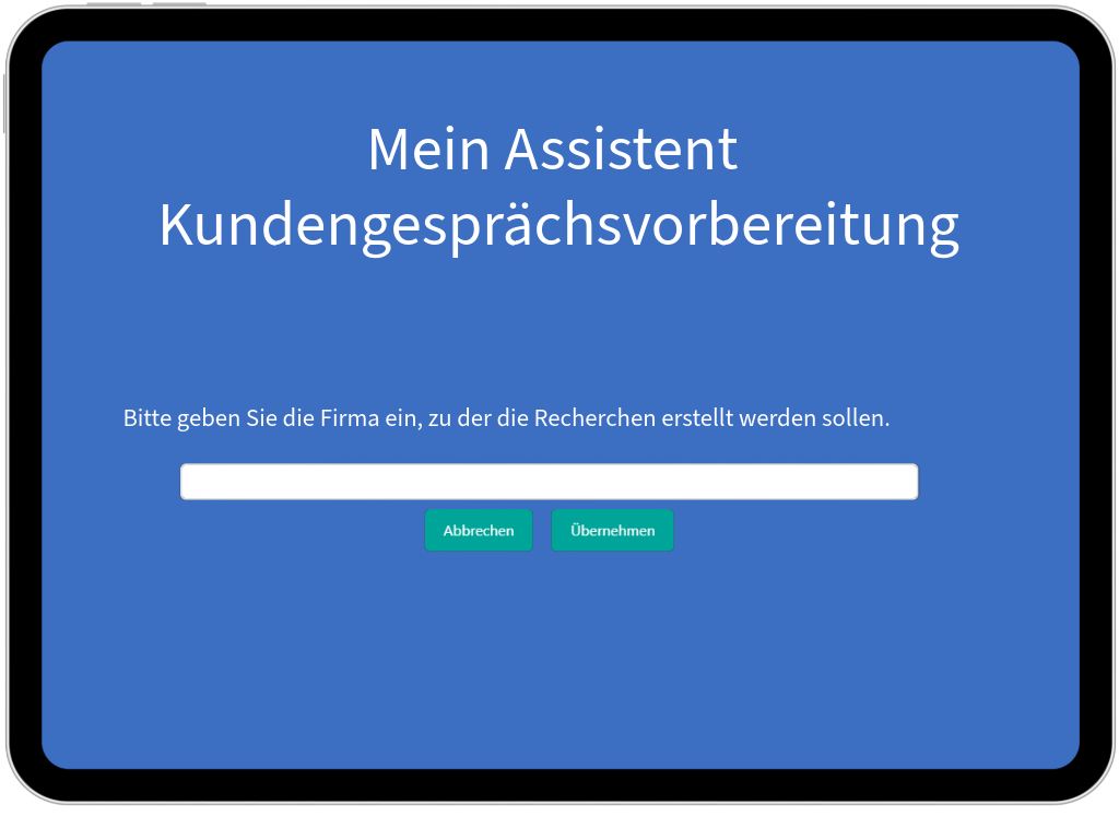 Assistent zur Vorbereitung von Kundengesprächen (Symbolbild)